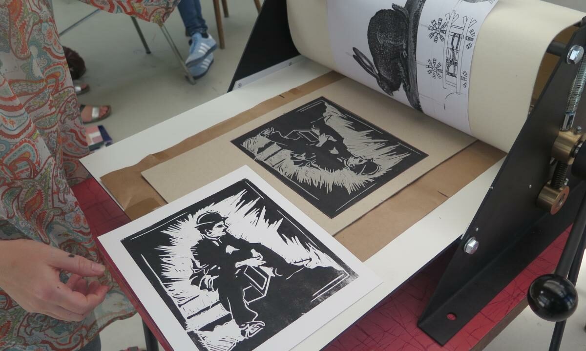 image : Stage de linogravure