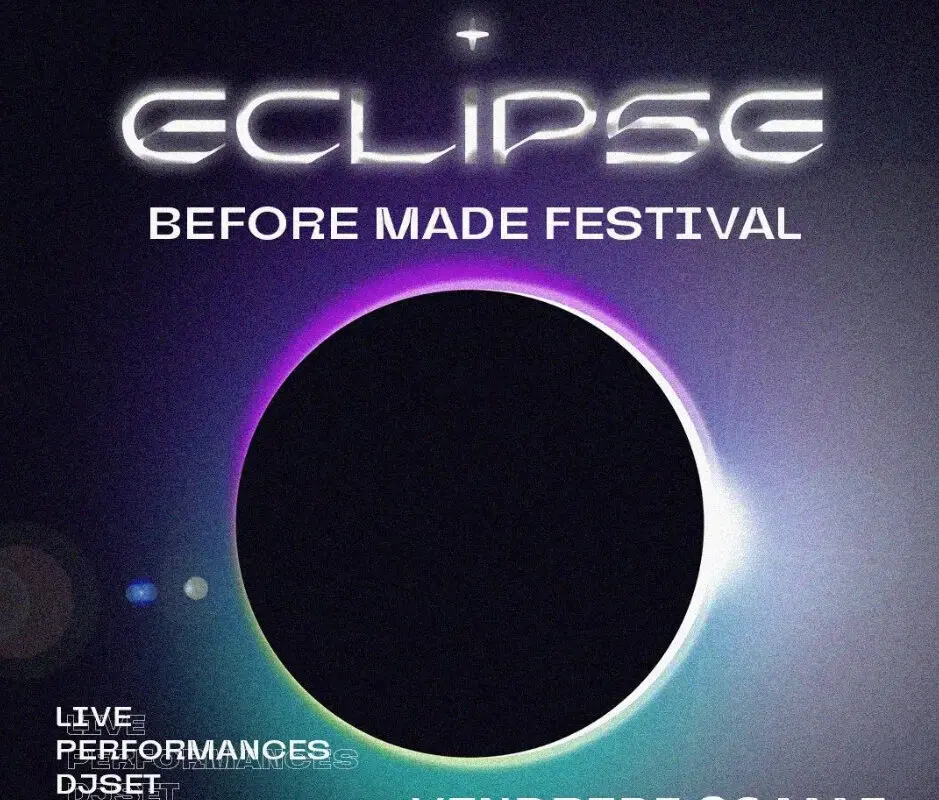 image : Eclipse : Bonsoir Techno + Solarium • Before Made Festival