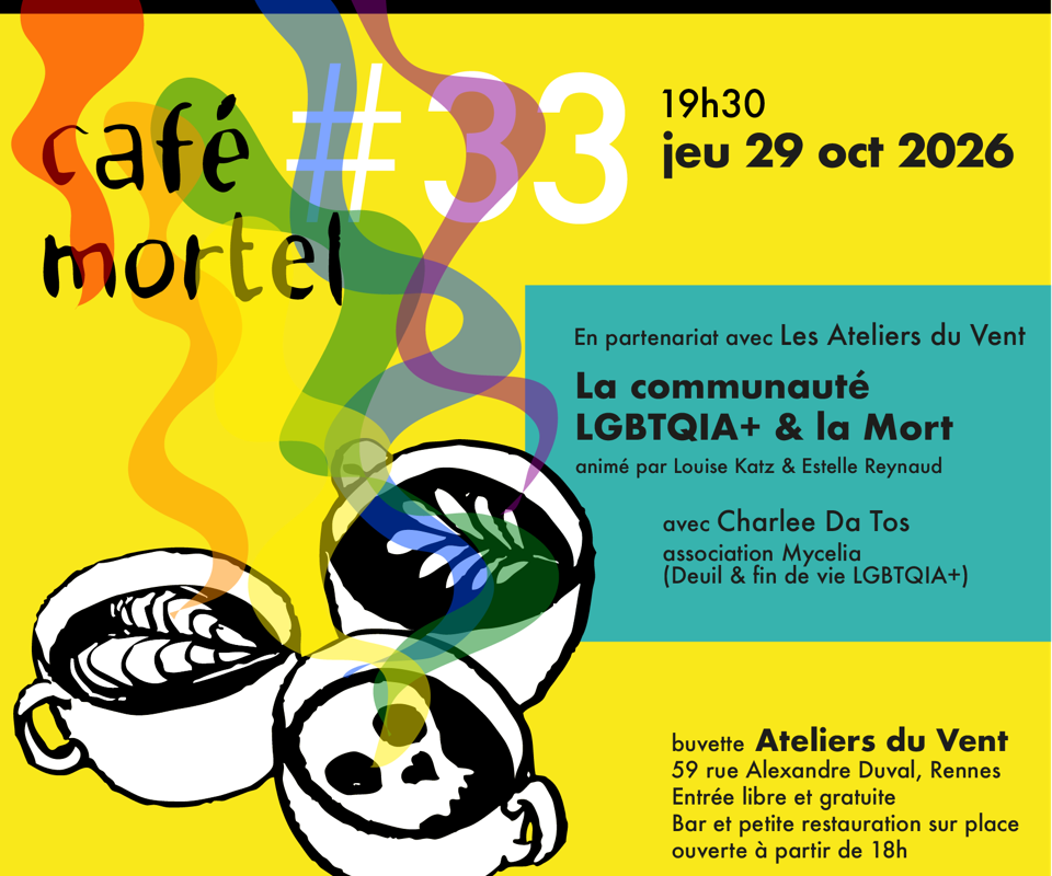 image : Café mortel #33 • La communauté LGBTQIA+ et la mort