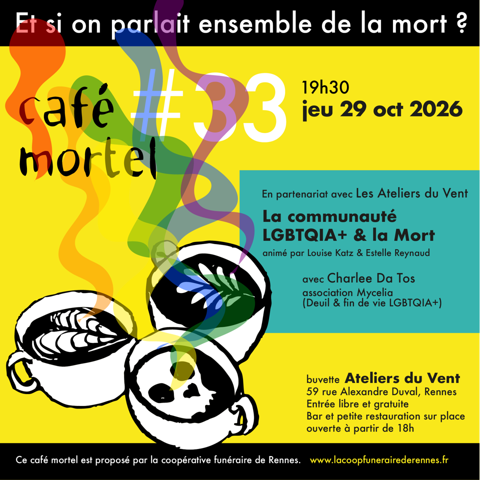 Café mortel #33 • La communauté LGBTQIA+ et la mort